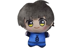 QAHEART Isagi Yoichi Figure Pendant Anime Cartoon Bachira Meguru Soft Stuffed Pillow Cushions for Fans 11CM/4.33Inch