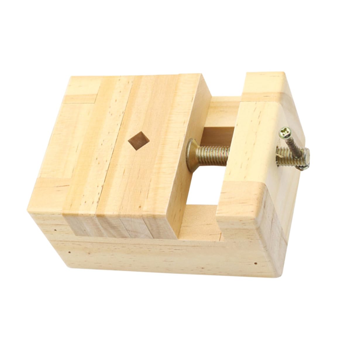 EXCEART Large Pine Wood Engraved Printing Fixing Tool for Seal Handycraft Tool for Beginners and Enthusiasts Ideal for Stone Stamps and Decorative Crafts