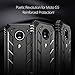 Poetic Revolution Moto G5 Case with Hybrid Heavy Duty Protection and Built-in Screen Protector for Motorola Moto G5 (2017) Black