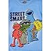 Sesame Street Toddler Boys Short Sleeve Tee (2T, Blue Street Smart)