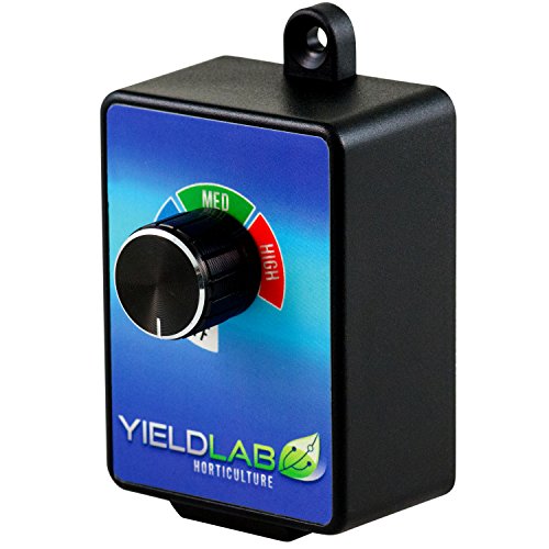 Yield Lab 3 Speed Fan Controller For Grow Tent and HVAC Intake and Exhaust Duct Fan (In-Wall)