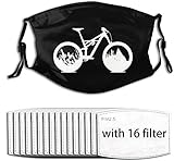 Cute Face Mask- Unisex Mask with Filter MTB Enduro