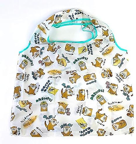 Amazon Co Jp 可愛い嘘のカワウソ マイショッパー 総柄 可愛い嘘のカワウソ バッグ カワウソ グッズ エコバッグ ホビー 通販