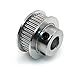 BIQU GT2 Synchronous Wheel 36 Teeth 8mm Bore Aluminum Timing Pulley for 3D Printer 6mm Width Belt (Pack of 2pcs)