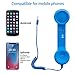Frienda 3 Pieces Cell Phone Receiver Retro Telephone Handset Anti Radiation Handset Receiver for Mobile Phone Computer