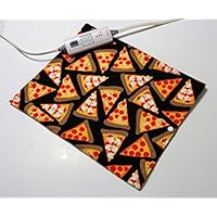 Replacement Cover for 12&rdquo; x 15&rdquo; Heating Pad ~ Heating Pad Cover ~ Cover Only ~ Pizza Party Print