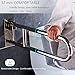 CERCHIO Toilet Grab Bars Handicap Rails Flip-Up Bathroom Grab Bar Stainless Steel Safety Handrail Support U-Shaped Shower Assist for Elderly Disabled 30 Inch
