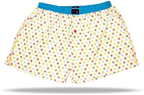UNABUX Boxer Shorts - Colourful Undies Designer Boxers Boxershorts Trunks Underwear for Men or Women SIZE L