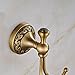 Rozin Antique Brass Bathroom Robe Towel Hook Wall Mounted Clothes Hanger