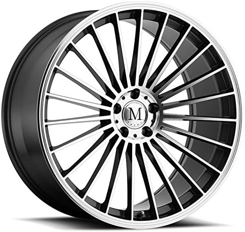 MANDRUS 23 18x9.5 5/112 ET35 CB66.56 GLOSS GUNMETAL W/MIRROR CUT FACE