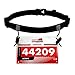 WEIJI Running Number Belt for Running, Cycling,Marathon,Triathlon Race,with 6 Gel Loops to Attach Energy Gel