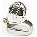 YiFeng Stainless Steel Male Chastity Cage Device Belt Restraint Men Bondage Fetish ZCS144 (45mm Ring)