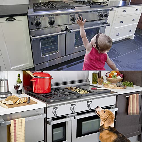 Gas Stove Baby Proof Knobs Locks (6 Pack), Aukfa Child Proofing Oven