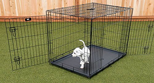 Lucky Dog 2 Door Dog Kennel (36-inch) - Thumbnail 3