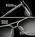 LUOMON LM1573 Black Frame/G-15 Lens Polarized Oversized Aviator Sunglasses