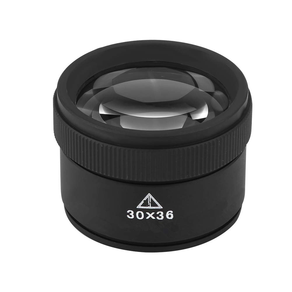 Jeweller's Magnifying Glass 30 x Professional Jewellery Magnifying Glass for Zinc Alloy Material Is Safe and Durable and Used for Coins, Stamps, Jewellery and Antiques etc., 4 x 4 x 3 cm