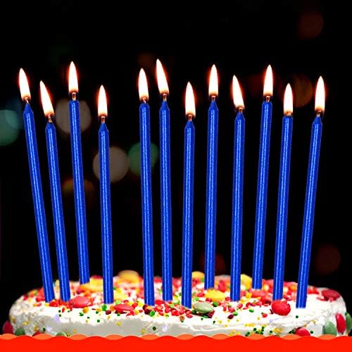 Cwise - Velas De Cumpleaños Arcoíris De 30 Unidades, Velas Largas Y Finas Para Tartas, Velas De Lápiz De Colores Pastel Y Macarrón, Velas De Cumpleaños, Cumpleaños, Celebraciones, Bodas, Decoraciones