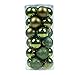 KI Store 24ct Christmas Ball Ornaments Shatterproof Christmas Decorations Tree Balls Pastel for Holiday Wedding Party Decoration, Tree Ornaments Hooks Included 2.36” (60mm Lime Green)