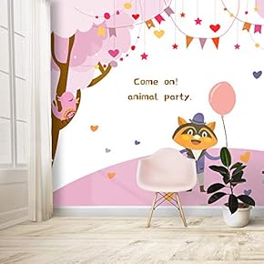 Wall Mural Cute Prints Lovely Pattern Removable Self-Adhesive Large Wallpaper - 66x96 inches