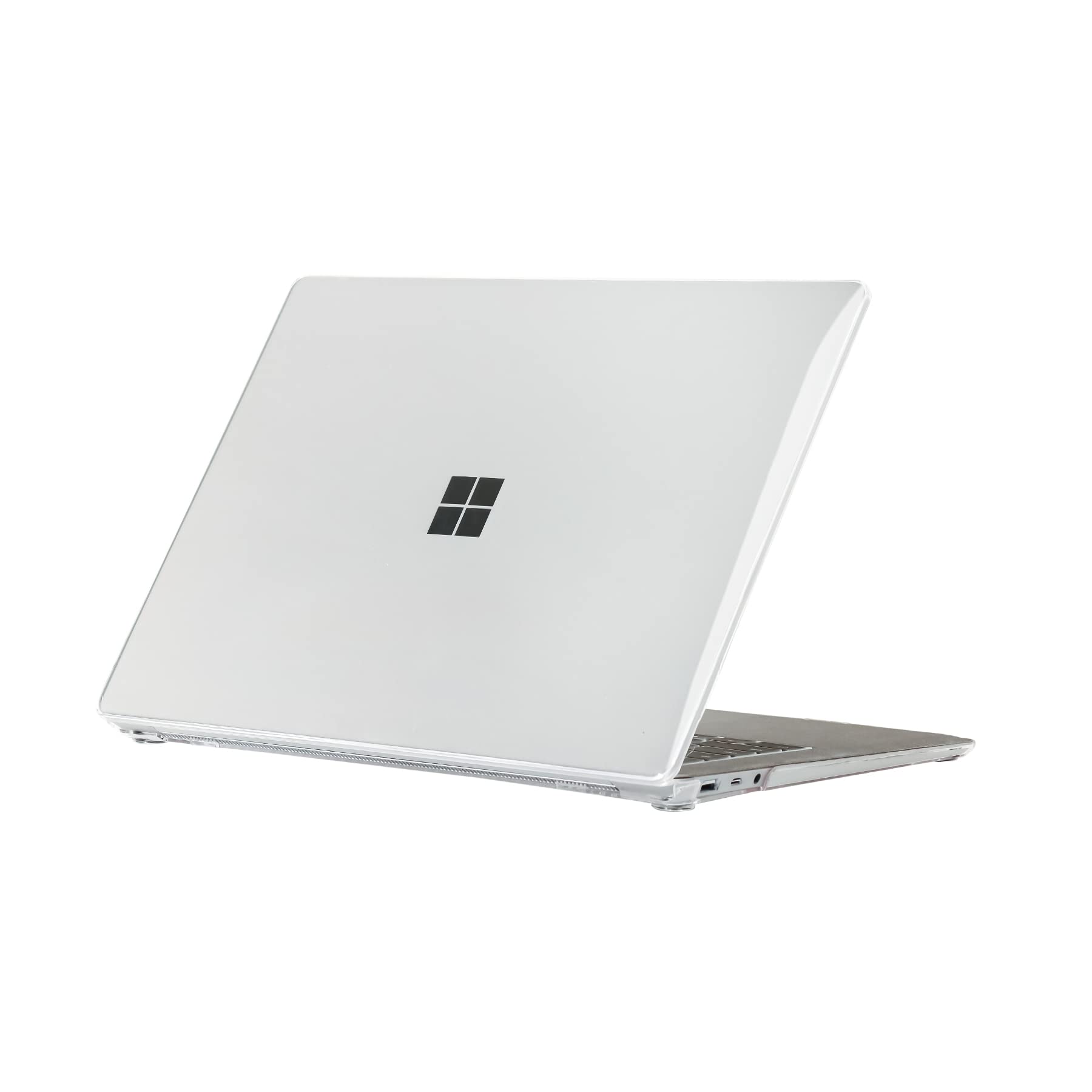 Se7enline Compatible with 2022 15 inch Microsoft Surface Laptop Case for 2021 2020 2019 Surface Laptop 5/4/3 Model 1872/1873/1953/1979 Hard Shell Case,Crystal Clear