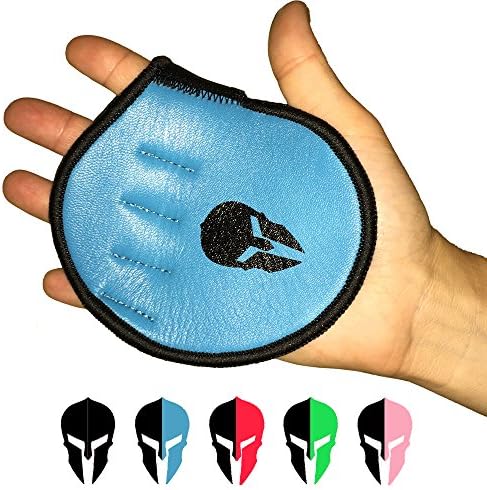 Weight Lifting Grip Shield – Real Leather Palm Protection Gym Glove Alternative for Power Lifting Cross Training & Bodybuilding - The Ultimate Gladiator Inspired Gym Gear for Men Women