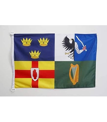 Bandiera Delle Quattro Province Irlandesi 3x5 Piedi, Ulster Munster Leinster Connacht, 100% Poliestere