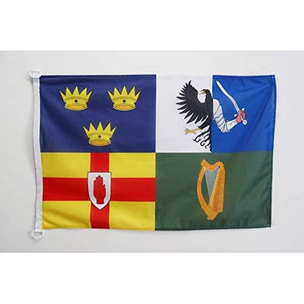 AZ FLAG Ireland 4 provinces Nautical Flag 18'' x 12'', Four Irish Provinces flags 30 x 45 cm, Banner 12x18 in for boat