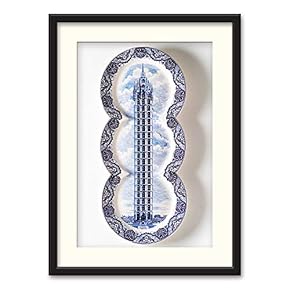 Black Paper Framed Canvas Wall Art for Living Room, Bedroom China Style Canvas Prints for Home Decoration Ready to Hanging - 23x31 inches