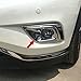 Fit For Nissan Murano 2015 2016 2017 2018 Chrome Front Fog Light Lamp Cover Trim Trims ABS