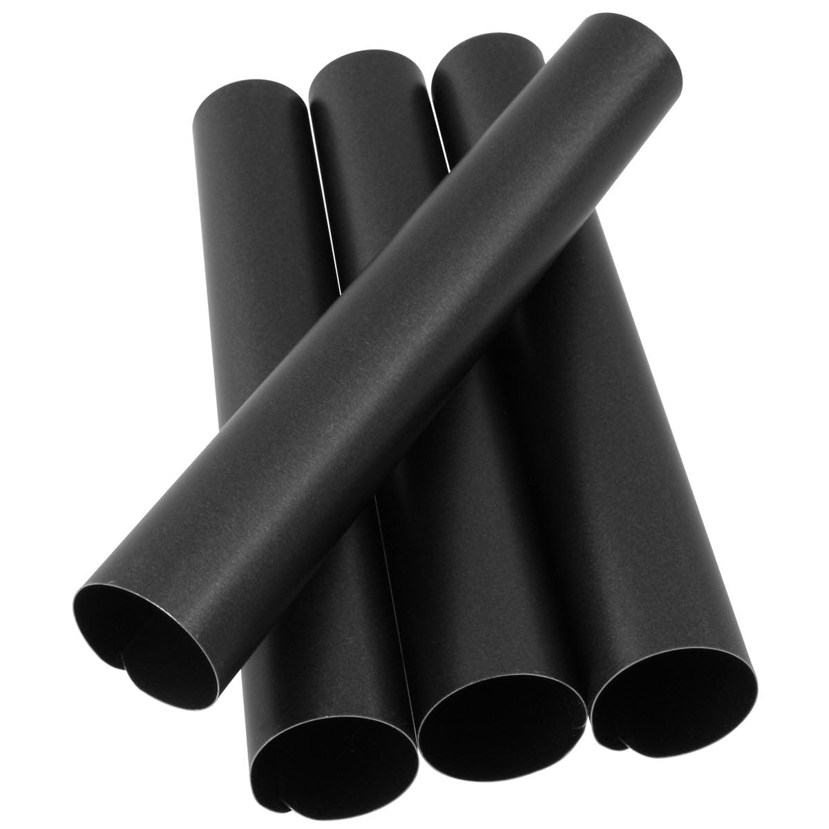 Zenker "Patisserie" Baking Foam Roller, Plastic, Black, 2.5 x 13cm, Set of 4