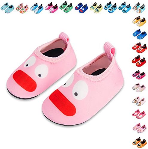 Lauwodun Baby Boys Girls Water Shoes Barefoot Aqua Sock Shoes for Beach Pool Surfing Yoga Swimming Walking