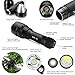 Tactical Flashlights High Lumens,WISSBLUE T8 1200LM Torch Flashlight, Long Distance Flashlight Rechargeable,5 Modes Flashlights, Hiking Emergency Camping Equipment Birthday Christmas Gift (Large T8)