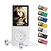 MYMAHDI 16GB MP3 Music Player 1.8 Inch Screen 70h Lossless Sound, Support up to 128GB Memory Card White