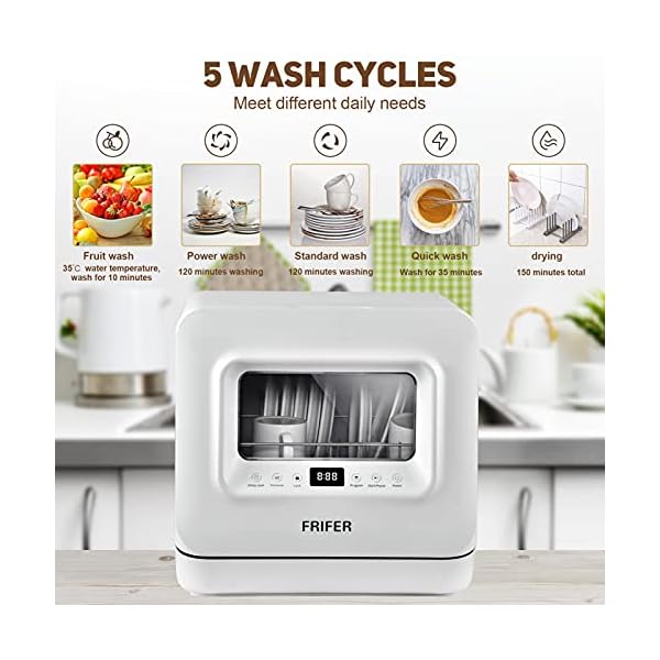 Mini-Portable-Dishwasher-5-Programs-Normal-ECO-Intensive-Fast-and-Glass-Compact-Table-Top-Dishwasher-with-LED-Display-Touch-Control-Delay-Start-5L-Water-Requirement Mini Portable Dishwasher, 5 Programs (Normal, ECO, Intensive, Fast and Glass), Compact Table Top Dishwasher with LED Display, Touch Control, Delay Start, 5L Water Requirement