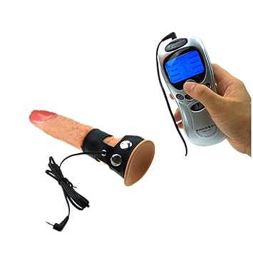 Luxus Elektro Penisringe Set, Penisvergrößerung Stromschlag Cockring, Elektrostimulation für Männer Penis & Hoden, Sex-Spielz