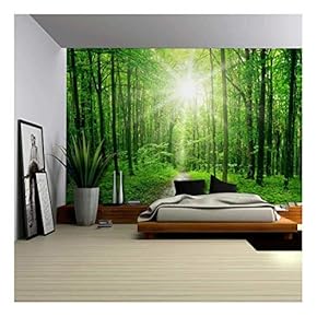 Self-Adhesive Wallpaper Large Wall Mural Series (100"x144", Sun Shining)
