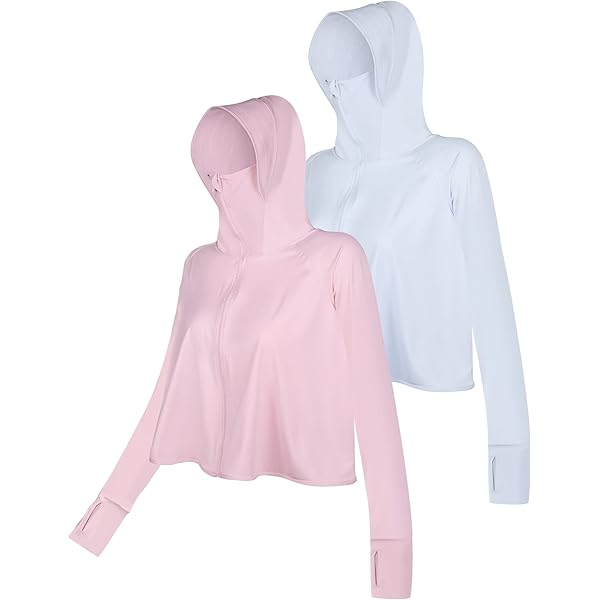 YRXINHES Women's Sun Protective Clothing - Full Zip UPF 50+