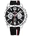 Tommy Hilfiger Mens Decker Black Dial Black Rubber Strap 1791473
