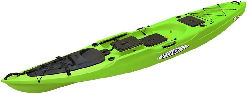 Amazon Com Malibu Kayaks X Factor Fish And Dive Package Sit On Top Kayak Lime Sports Outdoors