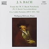 FROM THE W.F. BACH NOTEBBOK / 5 LITTLE PRELUDES    image