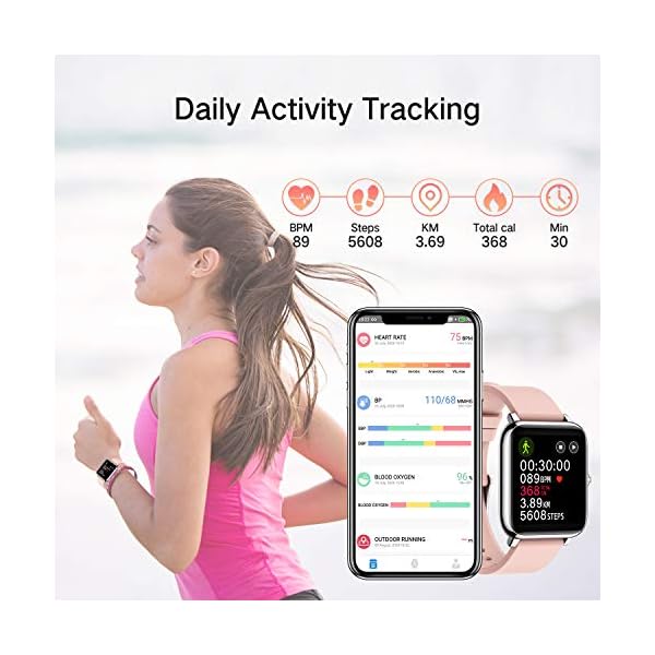 Rinsmola-Smart-Watch-for-Women-Men-Fitness-Watch-14-Full-Touch-Screen-Fitness-Tracker-with-Heart-Rate-Sleep-Monitor-Step-Calorie-Counter-IP67-Waterproof-Smartwatch-for-iPhone-Android-Phone Rinsmola Smart Watch for Women Men, Fitness Watch 1.4" Full Touch Screen, Fitness Tracker with Heart Rate Sleep Monitor Step Calorie Counter, IP67 Waterproof Smartwatch for iPhone Android Phone