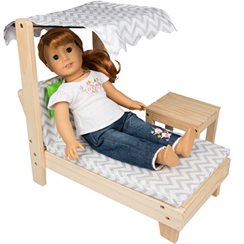 Deluxe Doll Lounge Chair Furniture for 18" Dolls Premium Handmade