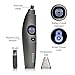 Fancii Nose and Ear Hair Trimmer with LCD Display, Wet & Dry Nose Hair Clipper for Men - Low Battery Indicator, Smart Power Lock & Auto Shutoff