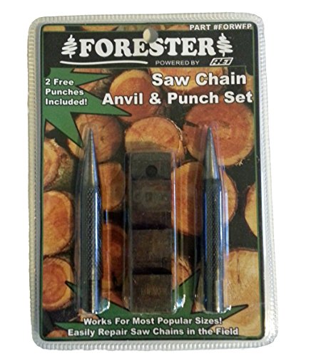Forester Saw Chain Anvil and Punch Set