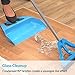 WISP Broom and Dustpan Set for Home, Pet Hair Remover for Carpet, Indoor Outdoor Telescoping Broom Household Cleaning Set, Easy Wall Storage, 52'' Adjustable Handle 3-Piece Patented WISPsystem, Red
