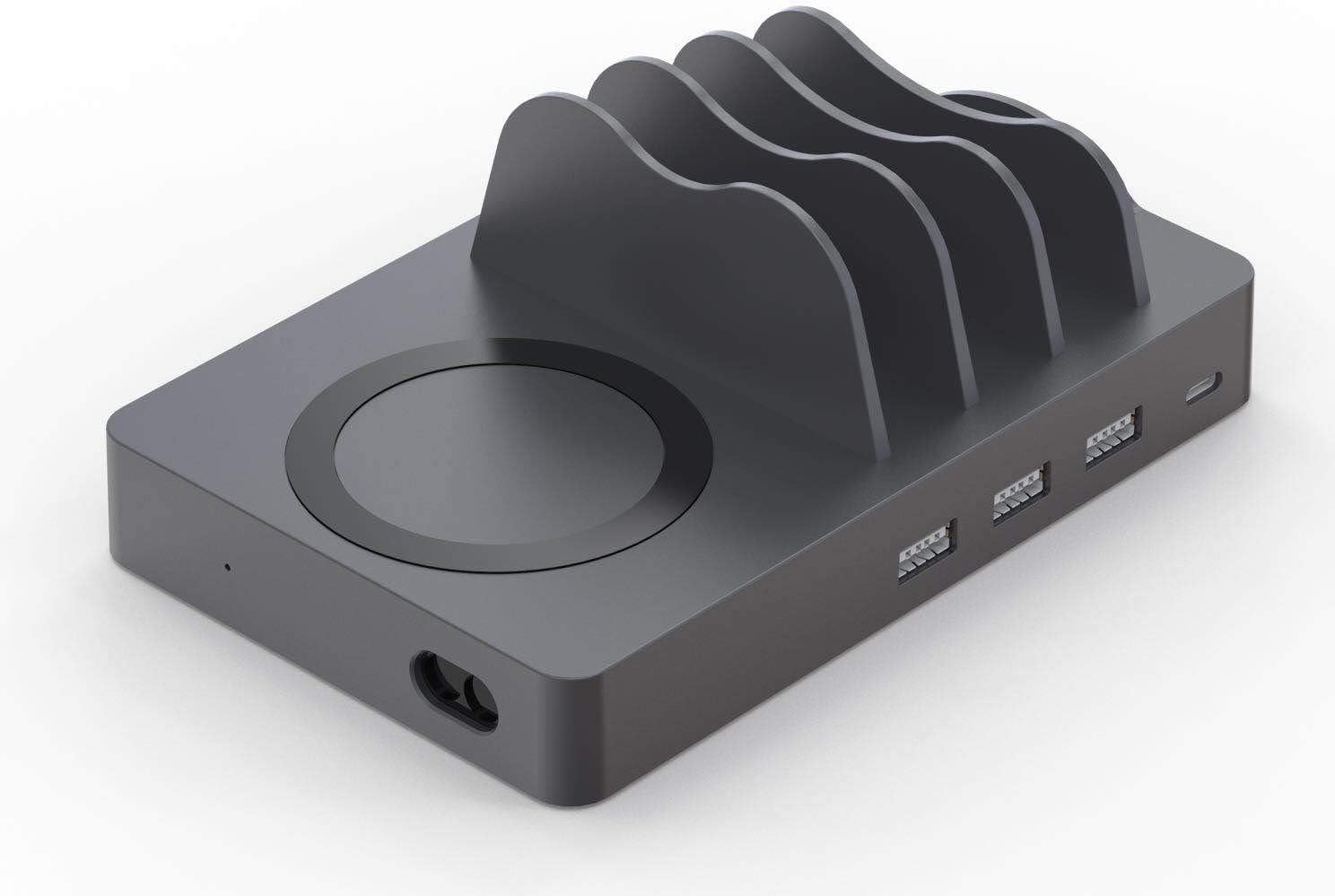 Charging Station Organizer for Multiple Devices, 55W 5 in 1