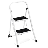 2 Step Ladder Step Stool, Sturdy Step Stools for