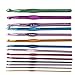 Aluminum Crochet Hook Set (14pcs 2.0mm-10.0mm)