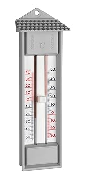 TFA Dostmann Analoges Maxima-Minima-Thermometer, 10.3014.14, wetterfest