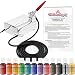 U.S. Cake Supply - Complete Cake Decorating Airbrush Kit with a Full Selection of 12 Vivid Airbrush Food Colors - Decorate Cakes, Cupcakes, Cookies & Desserts